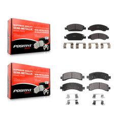 Positive Plus KPF-100142 Disc Brake Pad for 2009-2014 Chevrolet Express 1500, GMC Savana 1500 - Front and Rear