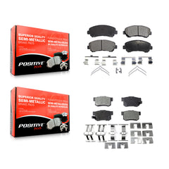 Positive Plus KPF-100145 Disc Brake Pad for 2010-2013 Suzuki Kizashi - Front and Rear