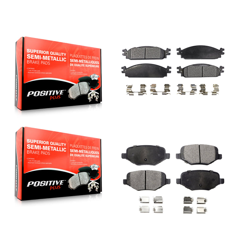 Positive Plus KPF-100149 Disc Brake Pad for 2009-2010 Lincoln MKS - Front and Rear
