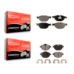 Positive Plus KPF-100167 Disc Brake Pad for 2012-2013 BMW 528i, BMW 528i xDrive - Front and Rear