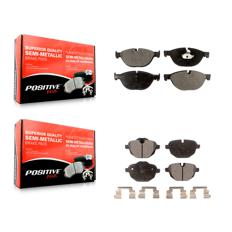 Positive Plus KPF-100167 Disc Brake Pad for 2012-2013 BMW 528i, BMW 528i xDrive - Front and Rear