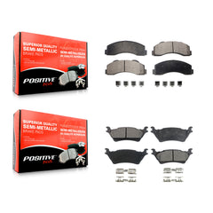 Positive Plus KPF-100177 Disc Brake Pad for 2012-2017 Ford F-150 - Front and Rear
