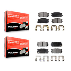 Positive Plus KPF-100178 Disc Brake Pad for 2010-2017 GMC Terrain, Chevrolet Equinox - Front and Rear