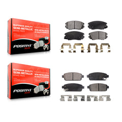 Positive Plus KPF-100180 Disc Brake Pad for 2014-2019 Buick Cascada, Cadillac ELR - Front and Rear