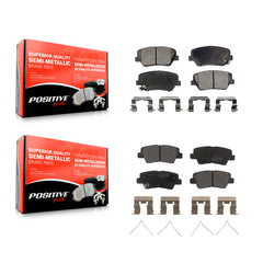 Positive Plus KPF-100187 Disc Brake Pad for 2014-2017 Kia Rondo - Front and Rear