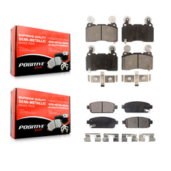 Positive Plus KPF-100197 Disc Brake Pad for 2015-2016 Cadillac ELR - Front and Rear