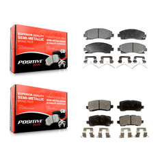 Positive Plus KPF-100231 Disc Brake Pad for 2015-2020 Acura TLX - Front and Rear