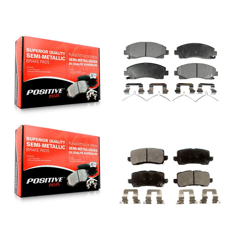 Positive Plus KPF-100231 Disc Brake Pad for 2015-2020 Acura TLX - Front and Rear