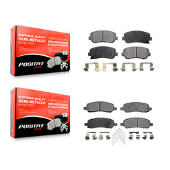 Positive Plus KPF-100241 Disc Brake Pad for 2013-2016 Dodge Dart - Front and Rear