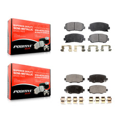 Positive Plus KPF-100242 Disc Brake Pad for 2015-2017 Chrysler 200 - Front and Rear