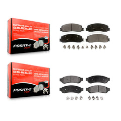Positive Plus KPF-100246 Disc Brake Pad for 2010-2012 Ford F-250 Super Duty, Ford F-350 Super Duty - Front and Rear
