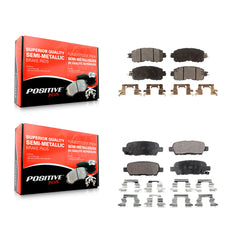 Positive Plus KPF-100250 Disc Brake Pad for 2013-2023 Nissan Altima, Nissan LEAF - Front and Rear