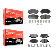 Positive Plus KPF-100263 Disc Brake Pad for 2014-2015 Mazda 6 - Front and Rear
