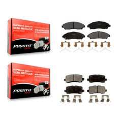 Positive Plus KPF-100265 Disc Brake Pad for 2017-2020 Acura MDX - Front and Rear