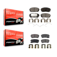 Positive Plus KPF-100277 Disc Brake Pad for 2016 Hyundai Sonata - Front and Rear