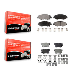 Positive Plus KPF-100301 Disc Brake Pad for 1990-2002 Acura CL, Honda Accord - Front and Rear