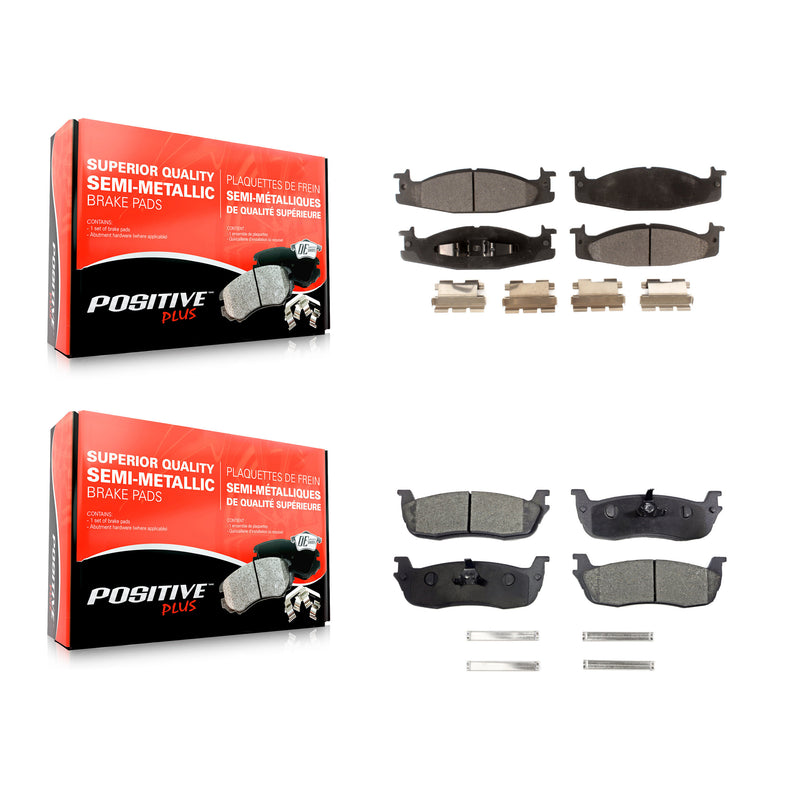 Positive Plus KPF-100315 Disc Brake Pad for 1996 Ford F-150 - Front and Rear
