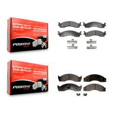 Positive Plus KPF-100321 Disc Brake Pad for 1996-2007 Ford E-450 Super Duty, Ford Econoline Super Duty - Front and Rear
