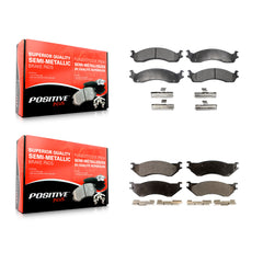 Positive Plus KPF-100322 Disc Brake Pad for 2001-2002 Dodge Ram 2500, Dodge Ram 3500 - Front and Rear