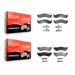 Positive Plus KPF-100324 Disc Brake Pad for 1998-2007 Ford E-350 Econoline, Ford E-250 and More - Front and Rear