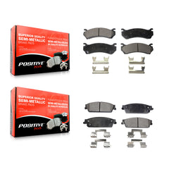 Positive Plus KPF-100354 Disc Brake Pad for 2007 Chevrolet Silverado 1500 - Front and Rear