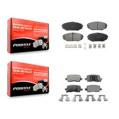 Positive Plus KPF-100362 Disc Brake Pad for 2001-2004 Honda Odyssey, Acura MDX - Front and Rear