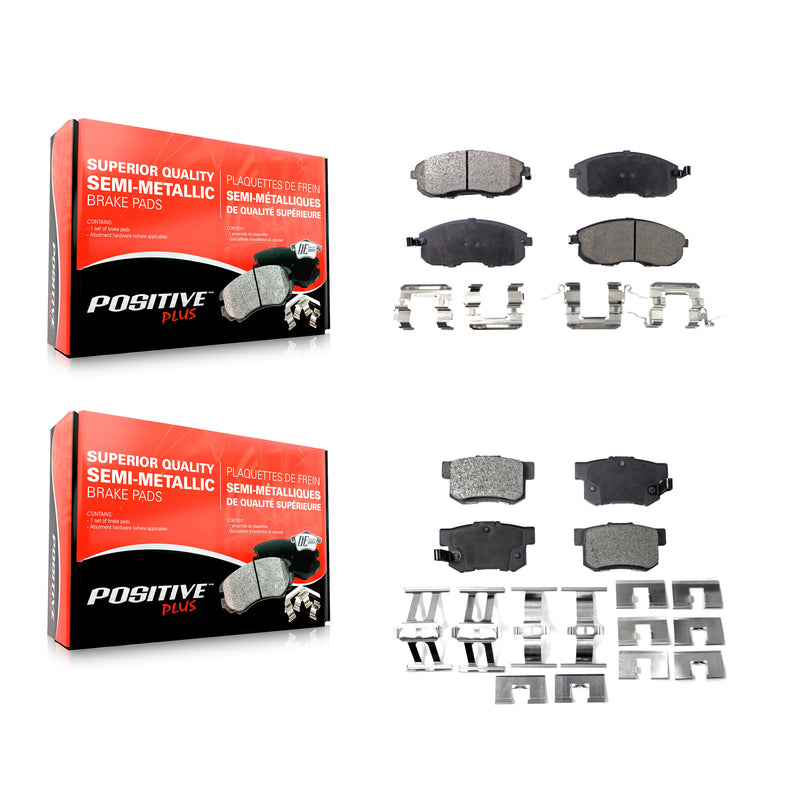 Positive Plus KPF-100366 Disc Brake Pad for 2007-2013 Suzuki SX4 Crossover, Suzuki SX4 - Front and Rear