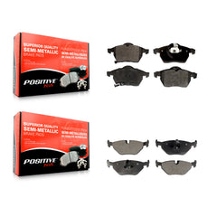 Positive Plus KPF-100371 Disc Brake Pad for 1999-2009 Saab 9-5 - Front and Rear