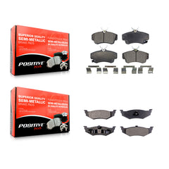 Positive Plus KPF-100382 Disc Brake Pad for 2001-2010 Chrysler PT Cruiser, Dodge Neon - Front and Rear