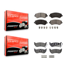 Positive Plus KPF-100394 Disc Brake Pad for 2003-2007 Jeep Liberty - Front and Rear