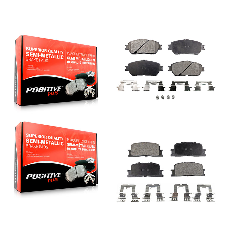 Positive Plus KPF-100409 Disc Brake Pad for 2002-2006 Toyota Camry, Lexus ES330, Lexus ES300 - Front and Rear