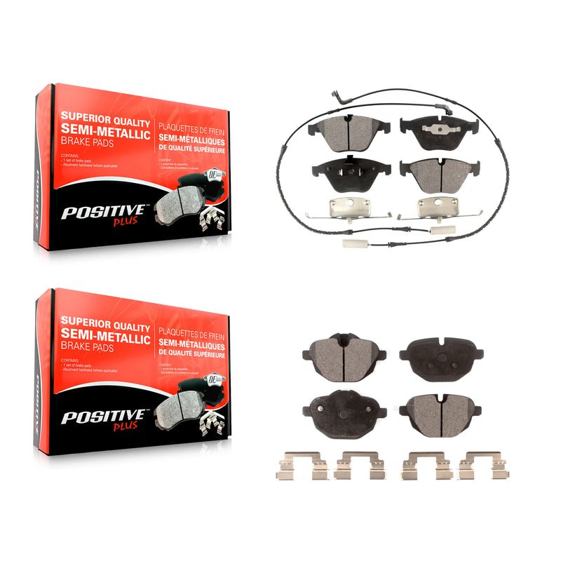 Positive Plus KPF-100428 Disc Brake Pad for 2011-2014 BMW Z4 - Front and Rear