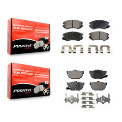 Positive Plus KPF-100432 Disc Brake Pad for 2003-2008 Hyundai Tiburon - Front and Rear