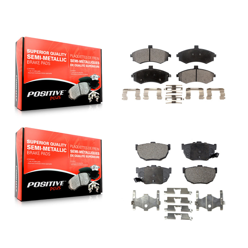 Positive Plus KPF-100441 Disc Brake Pad for 2002-2005 Hyundai Elantra - Front and Rear