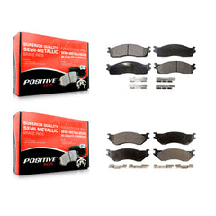 Positive Plus KPF-100453 Disc Brake Pad for 2003-2008 Dodge Ram 1500, Dodge Ram 2500, Dodge Ram 3500 - Front and Rear