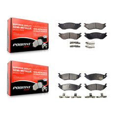 Positive Plus KPF-100454 Disc Brake Pad for 2002-2004 Dodge Ram 1500 - Front and Rear