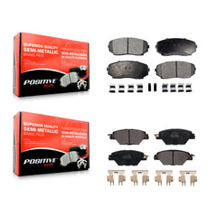 Positive Plus KPF-100460 Disc Brake Pad for 2016-2023 Mazda CX-9 - Front and Rear