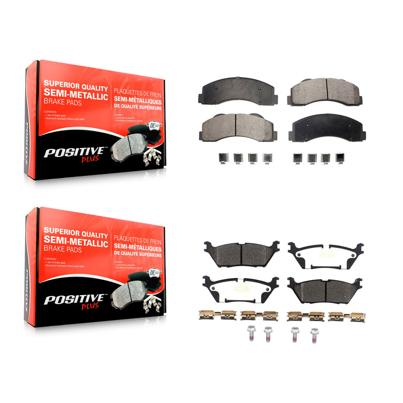Positive Plus KPF-100468 Disc Brake Pad for 2015-2017 Ford F-150 - Front and Rear