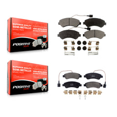 Positive Plus KPF-100469 Disc Brake Pad for 2014-2020 Ram ProMaster 1500, Ram ProMaster 2500, Ram ProMaster 3500 - Front and Rear