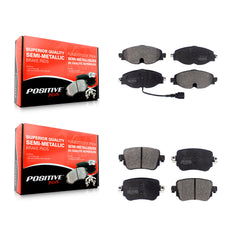Positive Plus KPF-100480 Disc Brake Pad for 2015-2022 Volkswagen Golf, Volkswagen Passat and More - Front and Rear