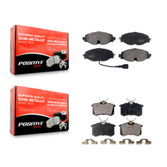 Positive Plus KPF-100481 Disc Brake Pad for 2015 Volkswagen Golf SportWagen - Front and Rear