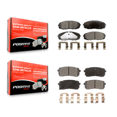 Positive Plus KPF-100484 Disc Brake Pad for 2015-2021 Kia Sedona - Front and Rear