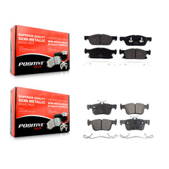 Positive Plus KPF-100486 Disc Brake Pad for 2017-2020 Ford Fusion, Lincoln Continental, Lincoln MKZ - Front and Rear