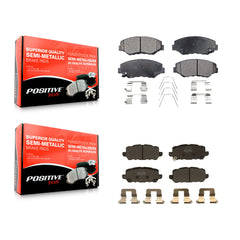 Positive Plus KPF-100499 Disc Brake Pad for 2016 Honda CR-Z - Front and Rear
