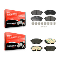 Positive Plus KPF-100500 Disc Brake Pad for 2016-2021 Mazda 6 - Front and Rear