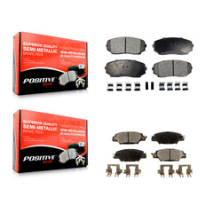 Positive Plus KPF-100515 Disc Brake Pad for 2019-2024 Mazda CX-5 - Front and Rear
