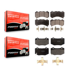 Positive Plus KPF-100519 Disc Brake Pad for 2015-2020 Chevrolet Camaro, Chevrolet Corvette, Cadillac ATS - Front and Rear