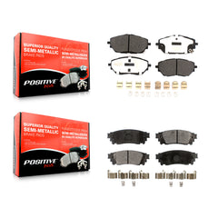 Positive Plus KPF-100538 Disc Brake Pad for 2018-2019 Toyota C-HR - Front and Rear