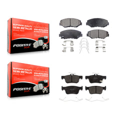 Positive Plus KPF-100545 Disc Brake Pad for 2020-2021 Honda Civic - Front and Rear