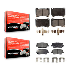 Positive Plus KPF-100551 Disc Brake Pad for 2009-2011 Hyundai Equus, Hyundai Genesis - Front and Rear